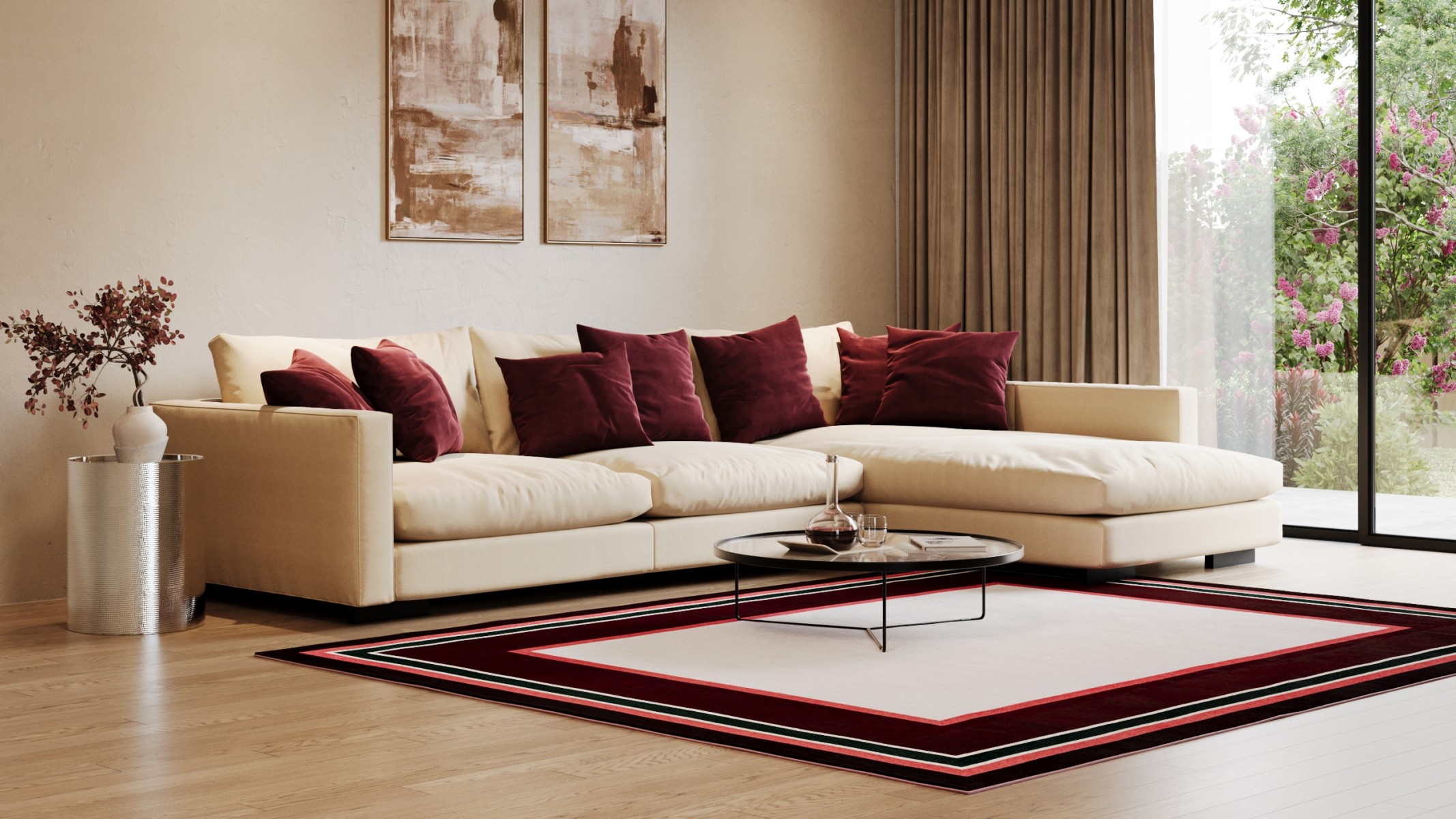 Voyeur Bronze + Mocha Rug | Erik Lindström